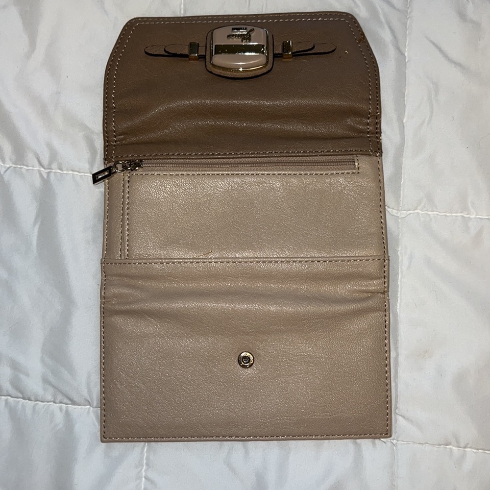 Guess Ostrich Satchel With Wallet - image 7